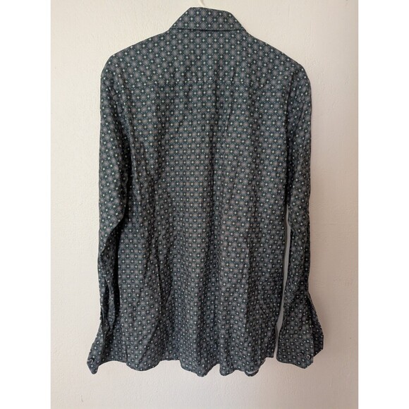 Eton Slim Fit Shirt Long Sleeve Cotton Men's Size Large Pre Owned - Picture 5 of 9